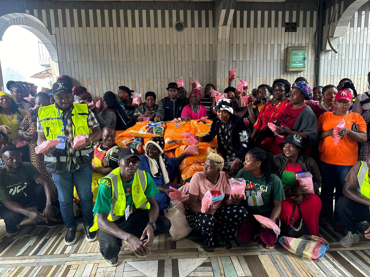 Input distribution to smallholder maize farmers at Small Soppo, Buea